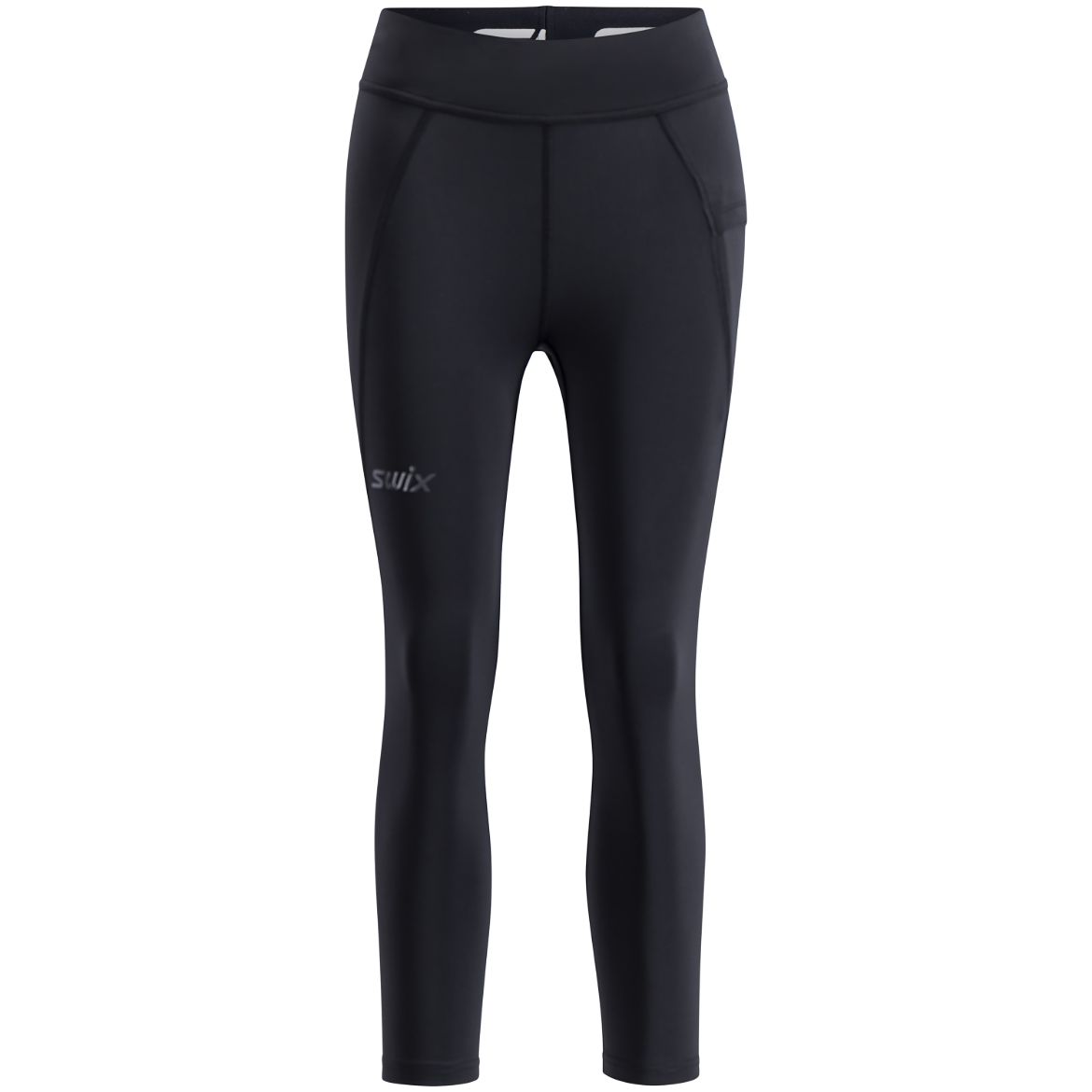 Bilde av Swix Pace High Waist Cropped Tights W Sort