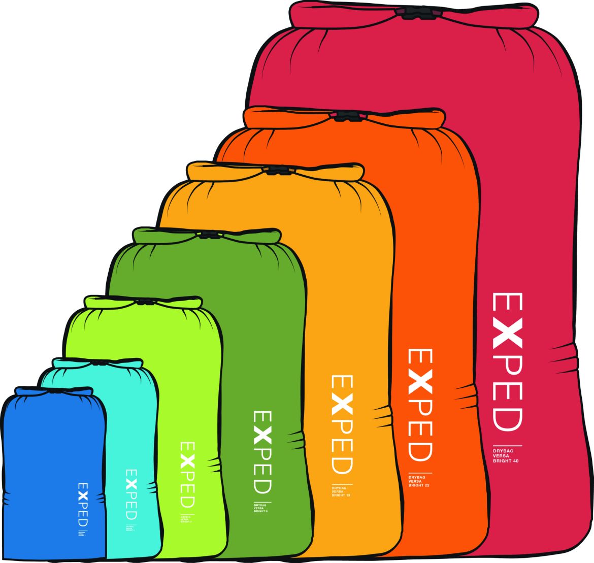 Bilde av Exped Drybag Versa Bright 8 Meadow