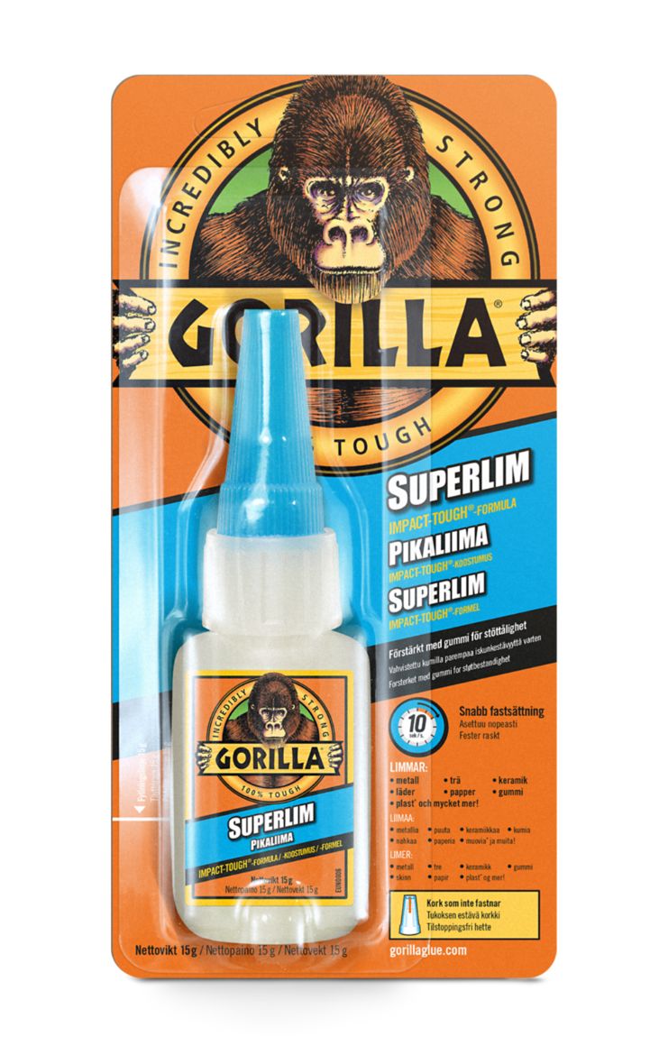 Gorilla Superglue 15g 24401-4047201 Fjell & Fritid 1