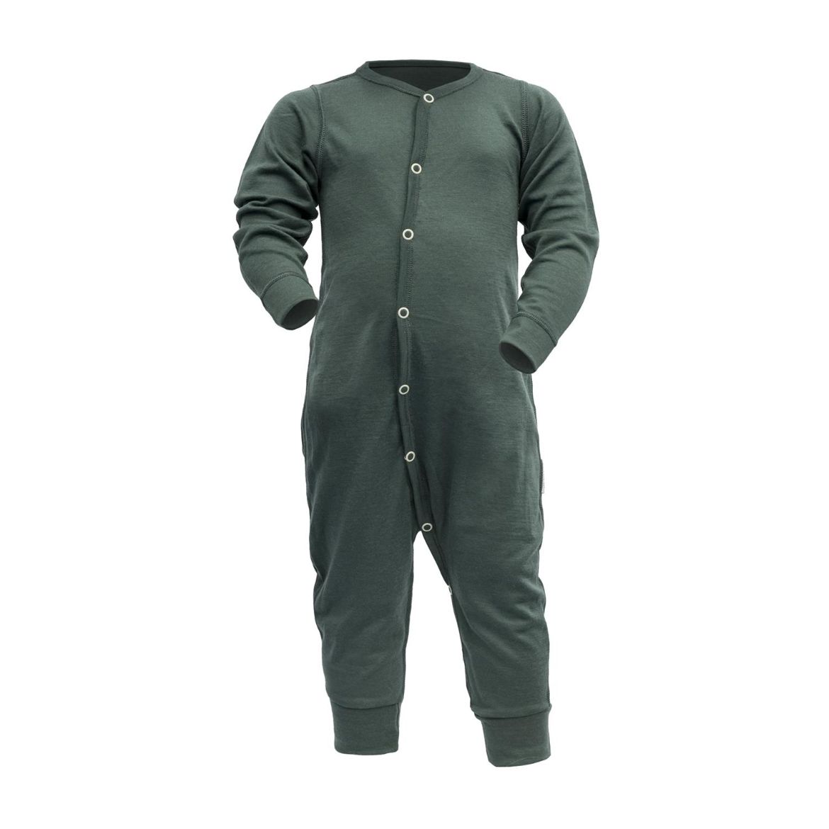 Bilete av Devold BREEZE MERINO SLEEPSUIT BABY A WOODS Grønn