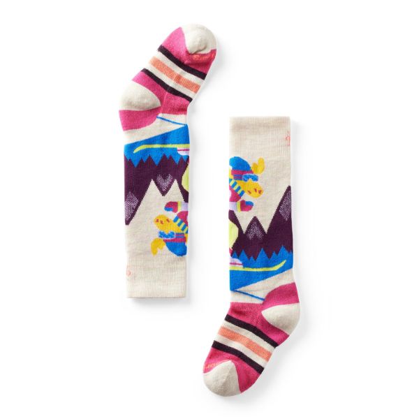 Smartwool K Wintersport Full Cushion Mountain Moose Pattern Otc Socks B02184 Fjell & Fritid 1