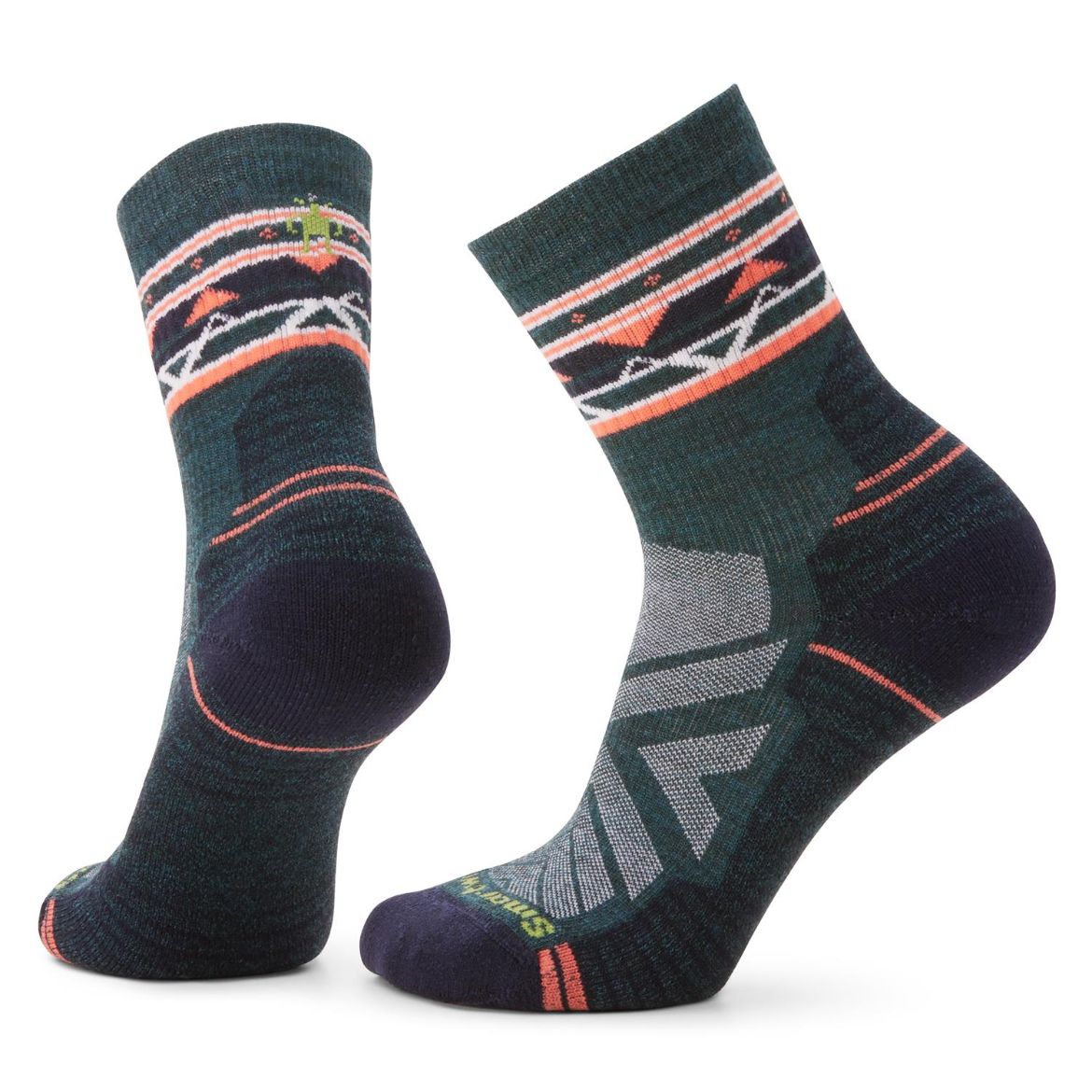 Bilete av Smartwool W Hike Light Cushion Zig Zag Valley Mid Crew Socks G74 Twilight Blue