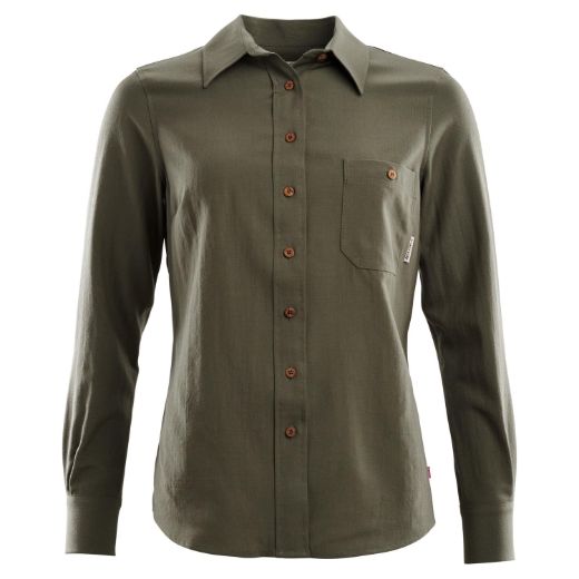 Bilete av Aclima Leisurewool Woven Woolshirt W´S  Ranger Green 25 Ranger Green