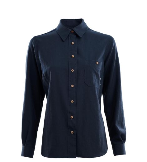 Bilete av Aclima Leisurewool Woven Woolshirt W´S  Navy Blazer 232 Navy Blazer