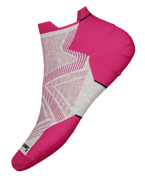 Bilete av Smartwool W Run Targeted Cushion Low Ankle Socks N62 Ash-Power Pink