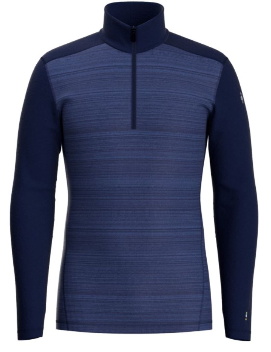 Bilete av Smartwool Men´S Classic Thermal Merino Base Layer 1-4 Zip Boxed K61 Deep Navy Color Shift
