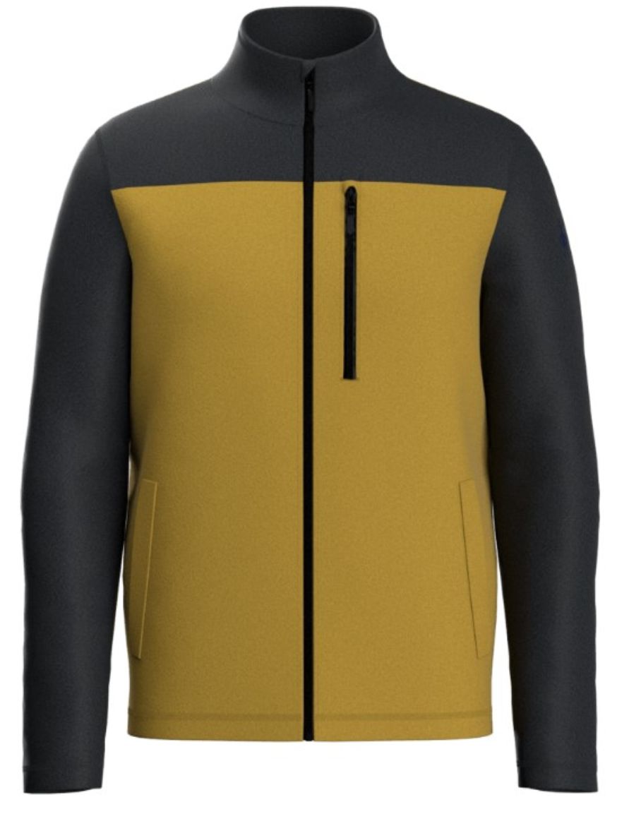 Bilete av Smartwool Men´S Hudson Trail Fleece Full Zip Jacket M37 Charcoal-Honey Gold