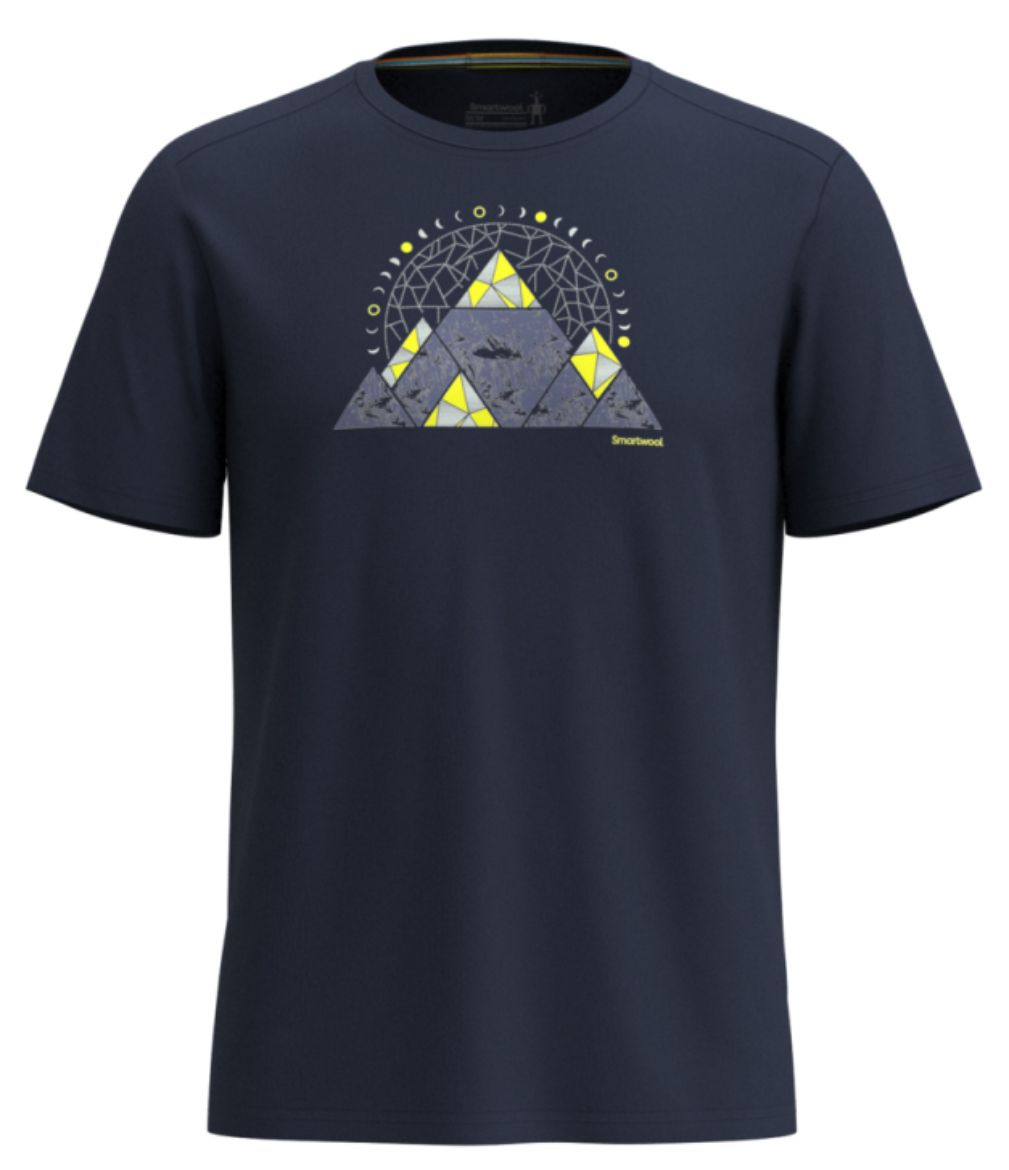 Bilete av Smartwool Geo Phase Active Short Sleeve Graphic Te 092 Deep Navy