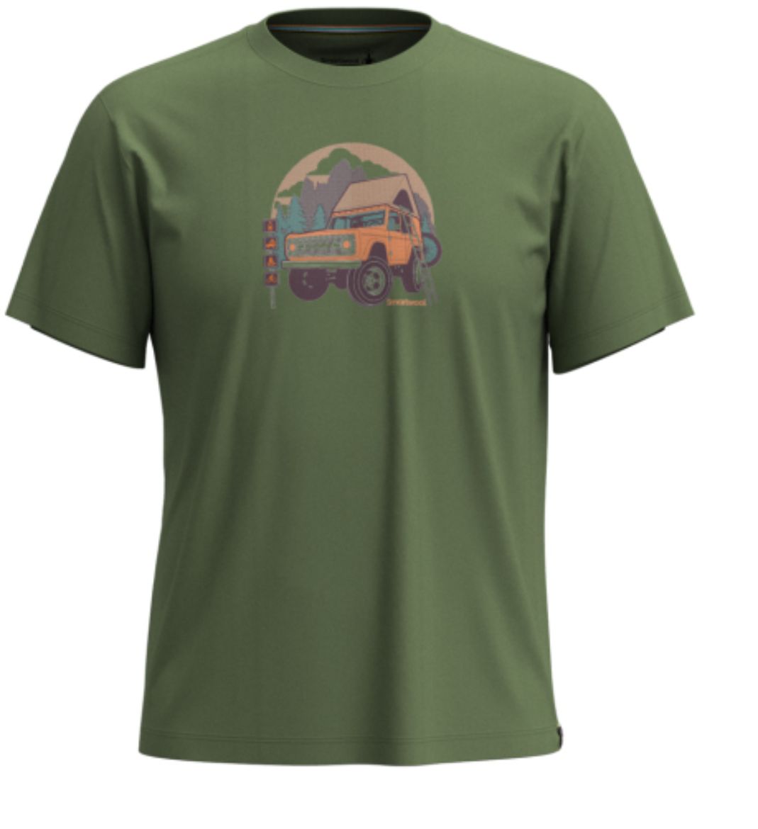 Bilete av Smartwool Long Weekend Short Sleeve Graphic Tee N06 Fern Green