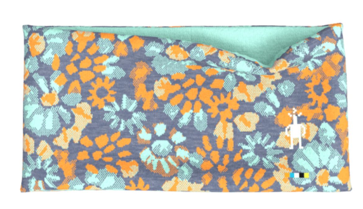 Bilete av Smartwool Thermal Merino Reversible Headband P91 Nightfall Blue Floral