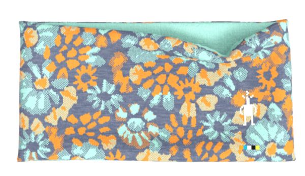 Bilete av Smartwool Thermal Merino Reversible Headband P91 Nightfall Blue Floral