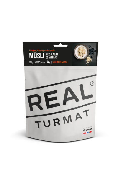Real Turmat BLÅBÆR OG VANILJEMÜSLI 6052 Fjell & Fritid 1