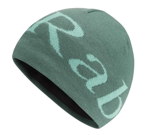 Bilete av Rab Logo Beanie Ggb Green SlateGlacier Blue