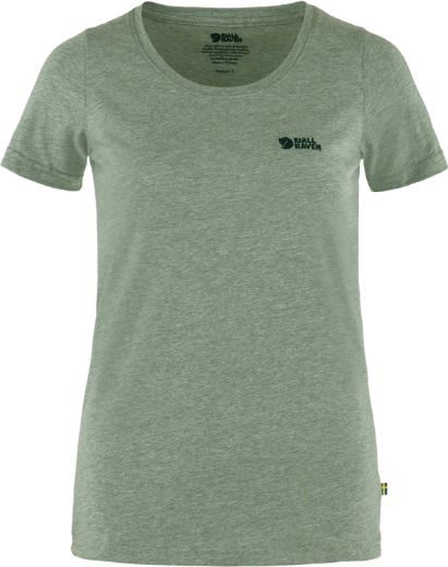 Bilete av Fjällräven Logo T-Shirt W 614-999 Patina Green-Melange