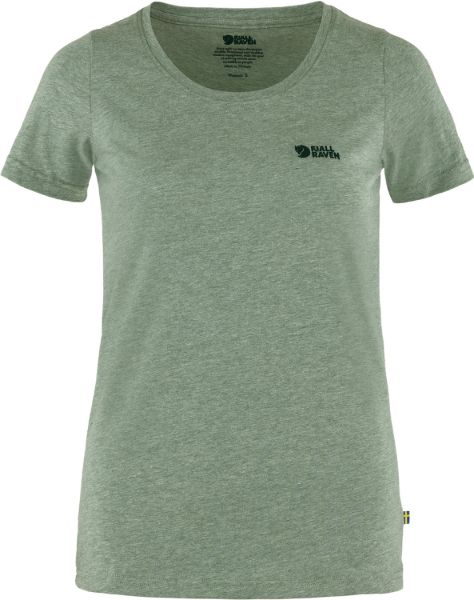 Bilete av Fjällräven Logo T-Shirt W 614-999 Patina Green-Melange