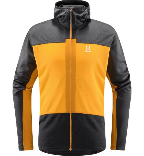Bilete av Haglöfs ROC Flash Mid Hood Men 5M4 MagnetiteSunny yellow