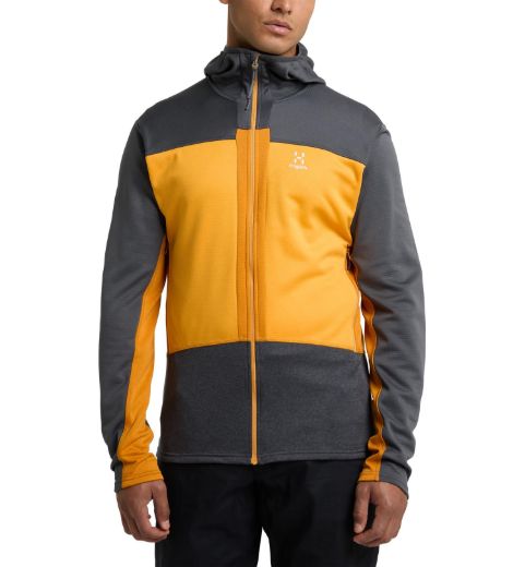 Bilete av Haglöfs ROC Flash Mid Hood Men 5M4 MagnetiteSunny yellow