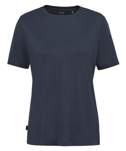 Rab Crimp Logo Tee Wmns QBL-69 Fjell & Fritid 1