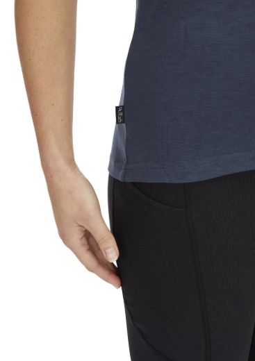 Rab Crimp Logo Tee Wmns QBL-69 Fjell & Fritid 4
